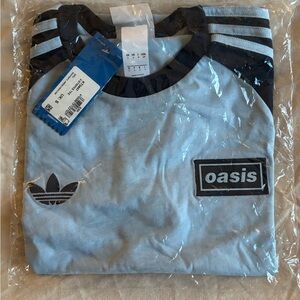 Adidas x Oasis Light Blue Tee Shirt